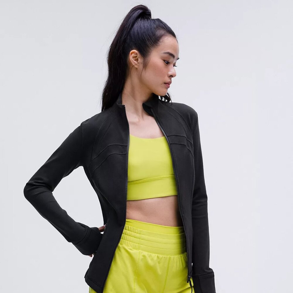 Lululemon Athletica Black Define Jacket Luon Size 4 EUC